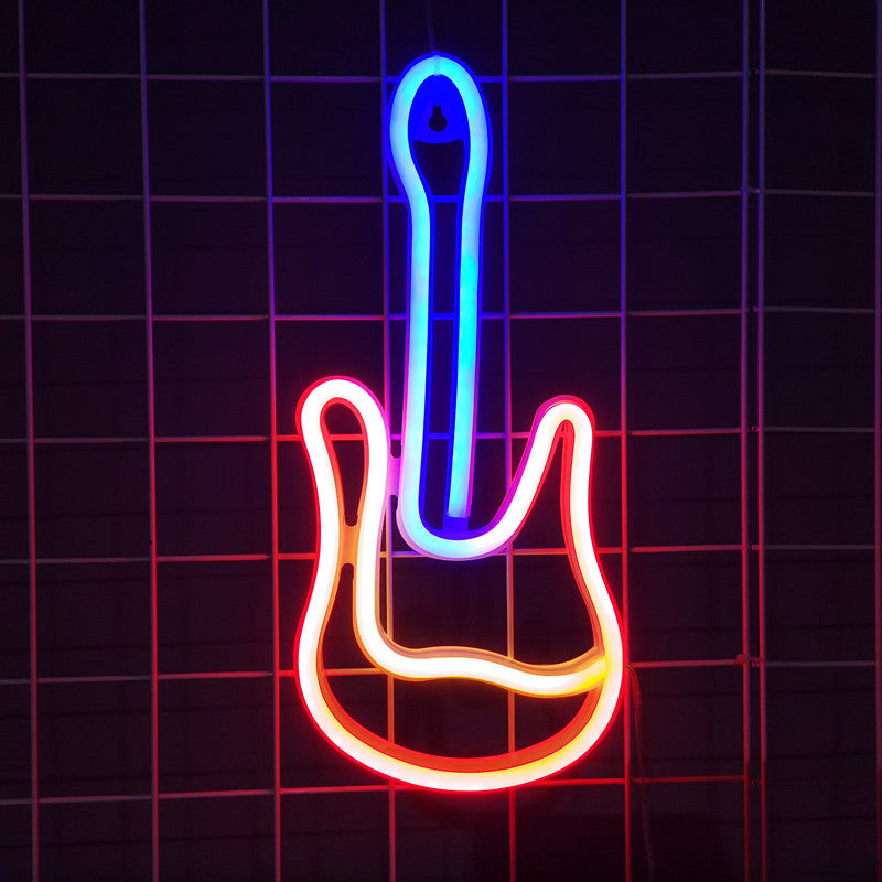 Lampada chitarra al neon